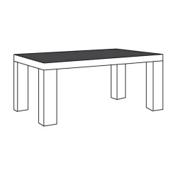 A-Meubel Eettafel-L Pieterburen