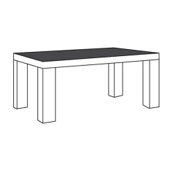 A-Meubel Eettafel-L Tegelen