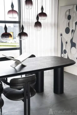 A-Meubel Eettafels Walter - 300cm - Zwart - 95981