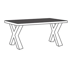 A-Meubel Eettafel-XM Maurik