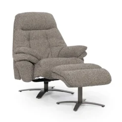 A-Meubel Fauteuil Caleb - Taupe Salerno - 96169