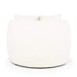 A-Meubel Fauteuil Louis met kussen - Beige Spark - 95804