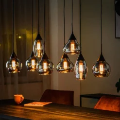 A-Meubel Hanglamp 8-lichts Lola