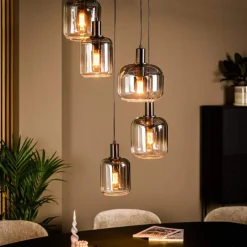 A-Meubel Hanglamp Smoke Glas