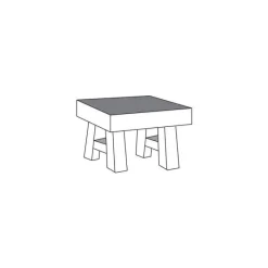 A-Meubel Hoektafel HT1-K Maurik