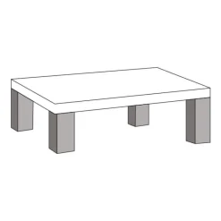 A-Meubel Hoektafel HT2-L Lageland