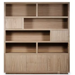 A-Meubel Kabinet Helsinki - 200cm - Lightbruin - 96275