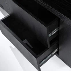 A-Meubel Kabinet Helsinki - 200cm - Zwart - 95726