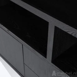A-Meubel Kabinet Helsinki - 200cm - Zwart - 95726
