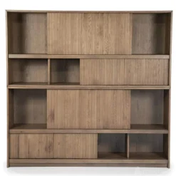 A-Meubel Kabinet Milo - 180cm - Bruin - 96211
