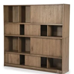 A-Meubel Kabinet Milo - 180cm - Bruin - 96211