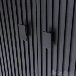 A-Meubel Kabinet Remi 2-deurs. - Zwart - 95667