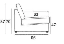 A-Meubel Loungebank Berlicum