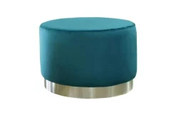 A-Meubel Poef Lexmond 45x51cm met spiegelrand