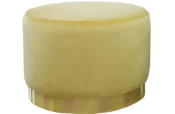 A-Meubel Poef Lexmond 80x47cm met spiegelrand