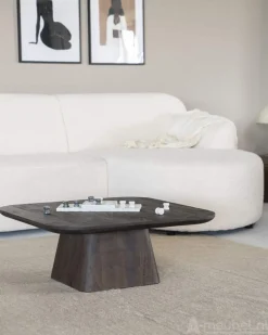 A-Meubel Salontafel Aron Vierkant - Bruin - 95769