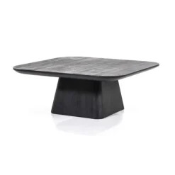 A-Meubel Salontafel Aron Vierkant - Zwart - 95770