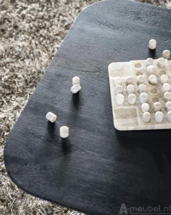 A-Meubel Salontafel Aron Vierkant - Zwart - 95770