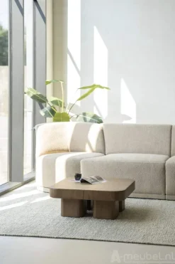 A-Meubel Salontafel Harmonie - 80cm - Bruin - 96225