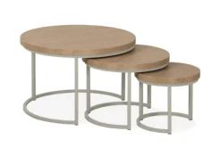 A-Meubel Salontafel Houten Set van 3