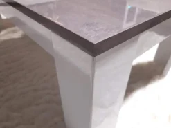 A-Meubel Salontafel Marknesse 126x67cm Wit/Marmer