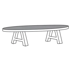 A-Meubel Salontafel TOV13-K Maurik