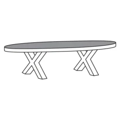 A-Meubel Salontafel TOV13-X Udenhout