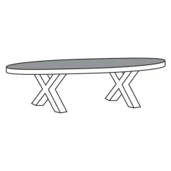 A-Meubel Salontafel TOV13-XM Tegelen