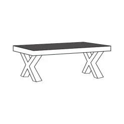 A-Meubel Salontafel T13-X Bloemendaal