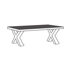 A-Meubel Salontafel T13-X Lageland