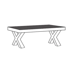 A-Meubel Salontafel T13-X Tegelen