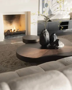 A-Meubel Salontafels Bobbie - 150cm - Zwart/Bruin - 95977