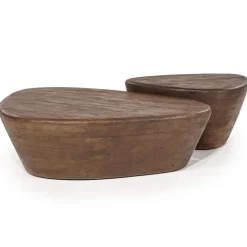 A-Meubel Salontafels Mila - 107cm - Bruin - 95814