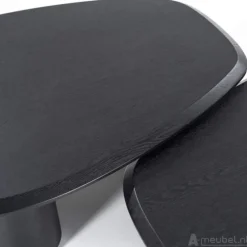 A-Meubel Salontafels Walter - 96cm - Zwart - 95978