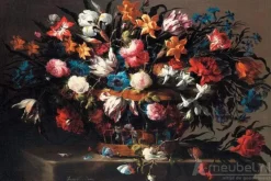 A-Meubel Small basket of flowers