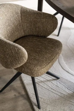 A-Meubel Stoel Connor - Mosterd Donna - 96343