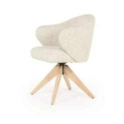 A-Meubel Stoel Connor Naturel - Beige Donna - 96344