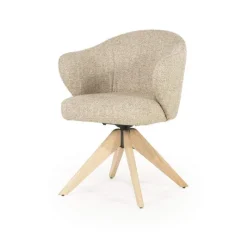 A-Meubel Stoel Connor Naturel - Taupe Donna - 96345