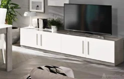 A-Meubel TV meubel Groot Giethoorn Marmer Wit