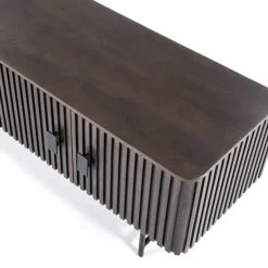 A-Meubel TV Meubel Remi 6-deurs- Bruin - 95730