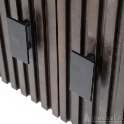 A-Meubel TV Meubel Remi 6-deurs- Bruin - 95730