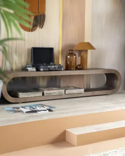 A-Meubel TV-Cabinet Elora - Bruin - 240129