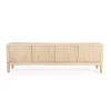 A-Meubel TV-Meubel Harvey 4-deurs - Naturel - 96126
