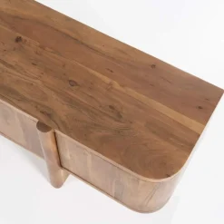 A-Meubel TV-Meubel Julian 4-deurs - Bruin - 95907