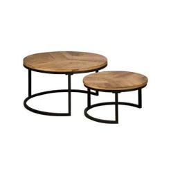 A-Meubel Viola Coffeetable Round Set of 2