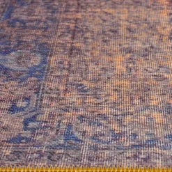 A-Meubel Vloerkleed Novum Roest-Blauw