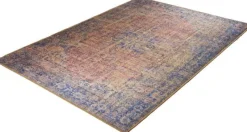 A-Meubel Vloerkleed Novum Roest-Blauw