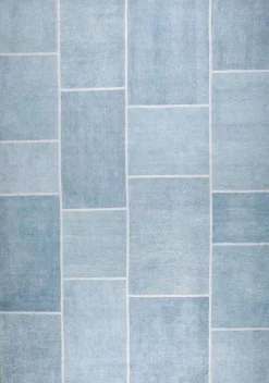 A-Meubel Vloerkleed Novum Turkoise