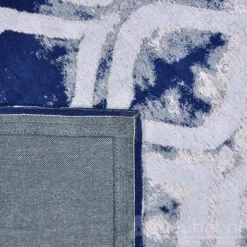 A-Meubel Vloerkleed Sidi Beige-Blauw