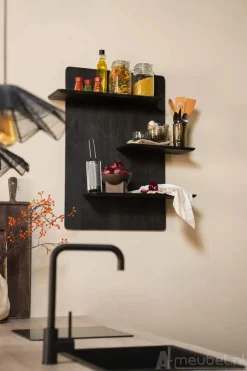 A-Meubel Wanddecoratie Seco - Zwart - 240115